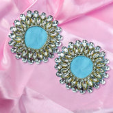 T-Light Holder Patch Blue - 2 pcs